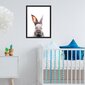 Sienas plakāts Mazais trusis jauks plakāts interjera dekors bērnu istabai - 45 x 32 cm cena un informācija | Gleznas | 220.lv