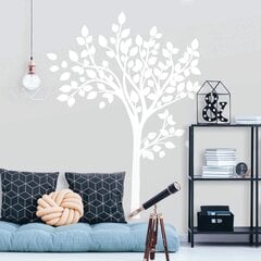 Vinila sienas uzlīme White Tree Botanical Interjera dekors - 120 x 80 cm цена и информация | Декоративные наклейки | 220.lv