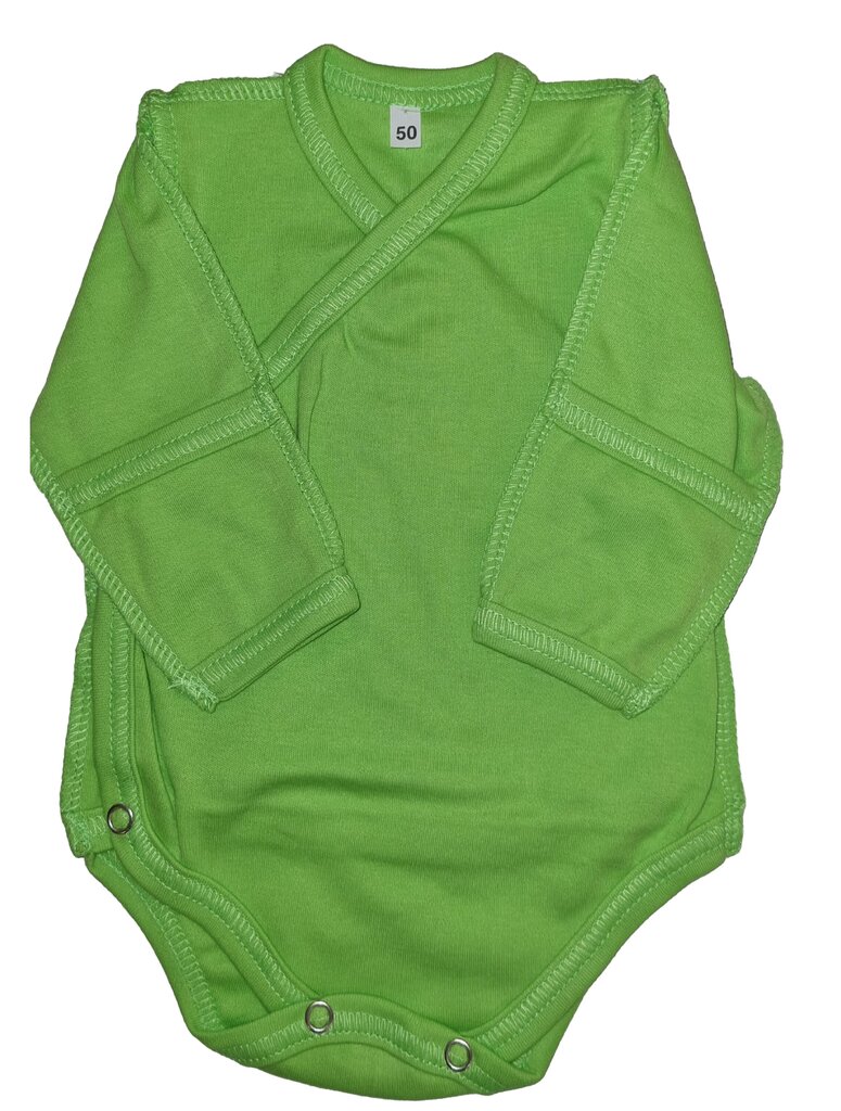 Komplekts mazuļiem ar apgrieztām šuvēm AXIMA 4 daļas zaļš cena un informācija | Apģērbu komplekti jaundzimušajiem | 220.lv
