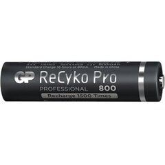 4x uzlādējamas baterijas AAA / R03 GP ReCyko Pro Ni-MH 800mAh cena un informācija | Baterijas | 220.lv