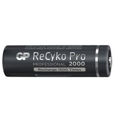 ReCyko Pro 4x-аккумуляторные батареи AA / R6 GP Ni-MH 2000 мАч цена и информация | Батарейки | 220.lv