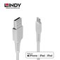 1m USB to Lightning Cable white Apple, 31326 Lindy цена и информация | Savienotājkabeļi | 220.lv