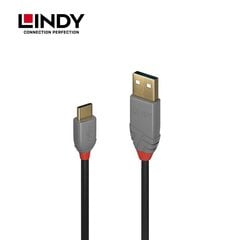 1m USB 2.0  Type C Cable, Anthra Line, 36871 Lindy цена и информация | Кабели для телефонов | 220.lv
