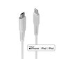 2m USB C to Lightning Cable white Lindy 31317 цена и информация | Savienotājkabeļi | 220.lv