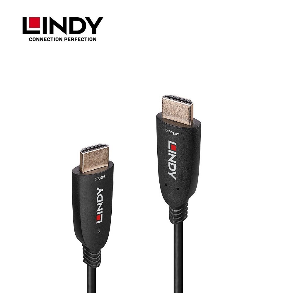 15m Fibre Optic Hybrid HDMI 8K60 kabelis, 38511 Lindy cena un informācija | Kabeļi un vadi | 220.lv