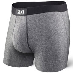 Bokseršorti vīriešiem, Saxx Ultra Boxer Br Fly, Pelēks - Salt And Pepper 49289-600 цена и информация | Мужские трусы Nek, черные | 220.lv