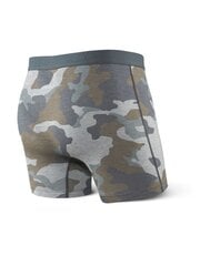 Bokseršorti vīriešiem, Saxx Vibe Super Soft Boxer Brief, Pelēks - Supersize Camo 49405-601 cena un informācija | Vīriešu apakšbikses | 220.lv