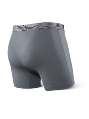 Bokseršorti vīriešiem, Saxx Quest Qdm Boxer Brief Fly, Tumši Pelēks 49432-386 цена и информация | Мужские трусы Nek, черные | 220.lv