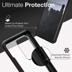 X-Doria Defense Shield — alumīnija vāciņš Samsung Galaxy S20 Ultra (3 m kritiena tests) (sarkans) cena un informācija | Telefonu vāciņi, maciņi | 220.lv