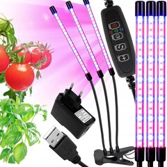 Светодиодный светильник для растений 5V / 36W / 80LED / 265x 20 мм / 220V + USB E15519108 цена и информация | Проращиватели, лампы для растений | 220.lv