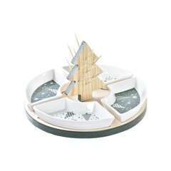 Uzkodu paplāte DKD Home Decor, 21,5 x 21,5 x 13 cm цена и информация | Посуда, тарелки, обеденные сервизы | 220.lv