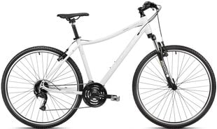 Гибридный велосипед Romet Orkan 3 D Lite 28" 2023, белый цвет цена и информация | Велосипеды | 220.lv