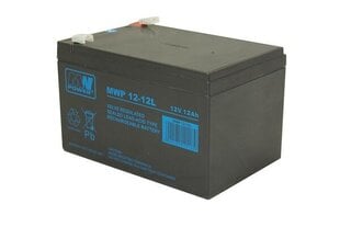 MWPower akumulators AGM, 12V 12Ah cena un informācija | Akumulatori | 220.lv