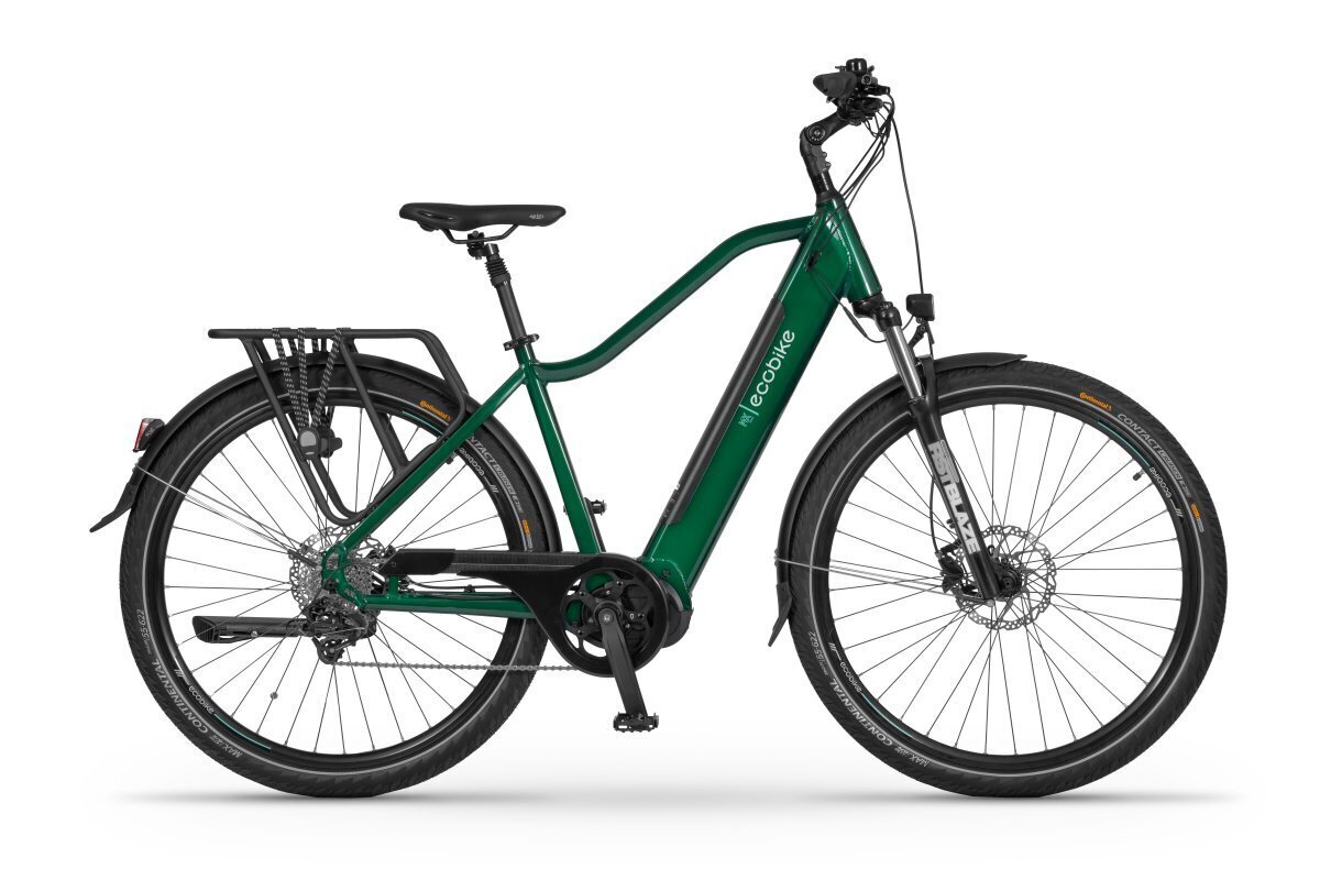 Elektriskais velosipēds Ecobike MX 300 11,6 Ah Greenway, zaļš cena un informācija | Elektrovelosipēdi | 220.lv