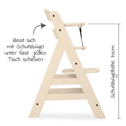 Hauck barošanas krēsls Alpha+, Vanilla cena un informācija | Barošanas krēsli | 220.lv