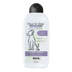 Wahl suņu šampūns Four in One, 750 ml cena un informācija | Kosmētiskie līdzekļi dzīvniekiem | 220.lv