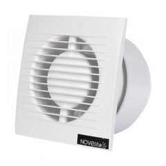 Vannas istabas ventilators 100/120 Novelite ar pretvārstu, taimeri un mitruma sensoru цена и информация | Вентиляторы для ванной | 220.lv