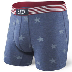 Bokseršorti vīriešiem, Saxx Vibe Boxer Brief, Chambray - Americana 49446-386 цена и информация | Мужские трусы | 220.lv