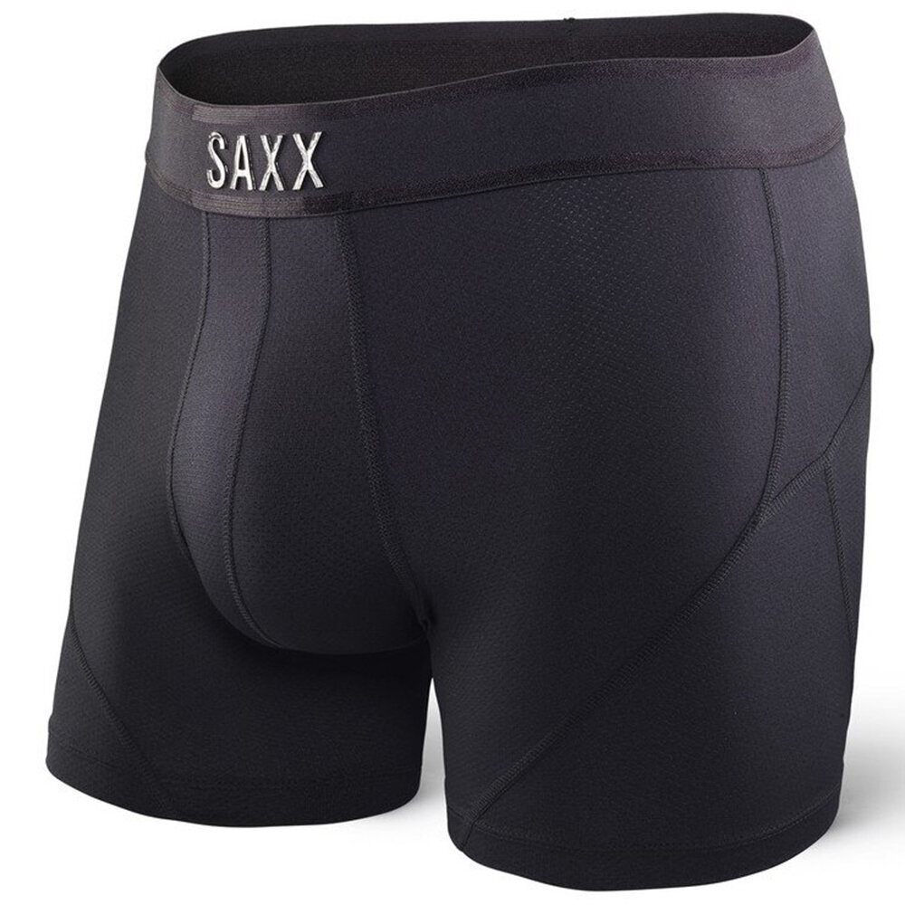 Bokseršorti vīriešiem, Saxx Kinetic Boxer Brief, Melnsout 49476-548 цена и информация | Vīriešu apakšbikses | 220.lv