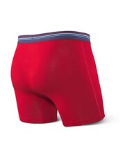 Bokseršorti vīriešiem, Saxx Ultra Boxer Brief Fly, Sarkans 55774-386 цена и информация | Мужские трусы Nek, черные | 220.lv