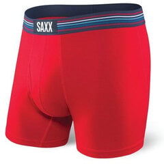 Bokseršorti vīriešiem, Saxx Ultra Boxer Brief Fly, Sarkans 55774-386 цена и информация | Мужские трусы Nek, черные | 220.lv