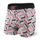 Bokseršorti vīriešiem, Saxx Ultra Boxer Brief Fly, Pelēks - Name Tag 61047-599 cena un informācija | Vīriešu apakšbikses | 220.lv