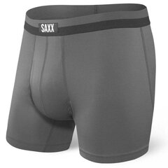 Bokseršorti vīriešiem, Saxx Sport Mesh Boxer Brief Fly, Grafīts 61362-601 цена и информация | Мужские трусы Nek, черные | 220.lv