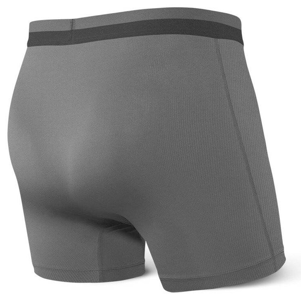 Bokseršorti vīriešiem, Saxx Sport Mesh Boxer Brief Fly, Grafīts 61362-601 цена и информация | Vīriešu apakšbikses | 220.lv