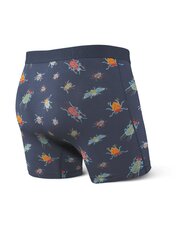 Bokseršorti vīriešiem, Saxx Ultra Boxer Brief Fly, Tumši zils - Buggin 61366-386 cena un informācija | Vīriešu apakšbikses | 220.lv