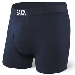 Bokseršorti vīriešiem, Saxx Ultra Boxer Brief Fly, Tumši zils 61370-386 cena un informācija | Vīriešu apakšbikses | 220.lv