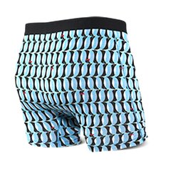 Bokseršorti vīriešiem, Saxx Ultra Boxer Brief Fly, Zils - Penguins 61644-599 цена и информация | Мужские трусы | 220.lv