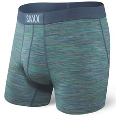 Bokseršorti vīriešiem, Saxx Vibe Boxer Brief, Dark denim - Space dye 61646-386 цена и информация | Мужские трусы | 220.lv