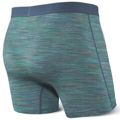 Bokseršorti vīriešiem, Saxx Vibe Boxer Brief, Dark denim - Space dye 61646-386 цена и информация | Мужские трусы Nek, черные | 220.lv