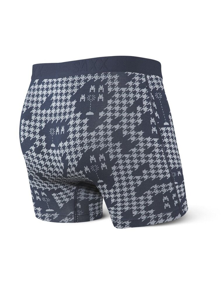 Bokseršorti vīriešiem, Saxx Vibe Boxer Brief, Tumši zils - Invaders 61648-386 цена и информация | Vīriešu apakšbikses | 220.lv