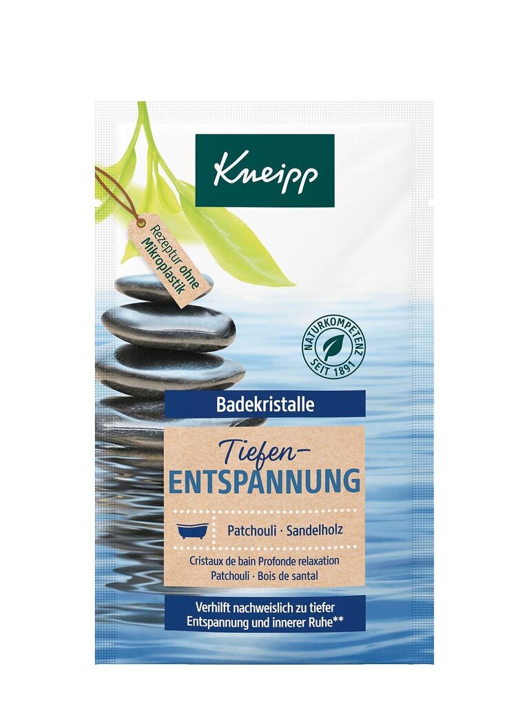 Vannas sāls Kneipp Deep Relaxation ,1 gab. (1 x 60 g) cena un informācija | Dušas želejas, eļļas | 220.lv