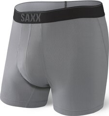 Bokseršorti vīriešiem, Saxx Quest Qdm Boxer Brief Fly, Dark Charcoal 64055-600 цена и информация | Мужские трусы | 220.lv