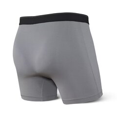 Bokseršorti vīriešiem, Saxx Quest Qdm Boxer Brief Fly, Dark Charcoal 64055-600 cena un informācija | Vīriešu apakšbikses | 220.lv