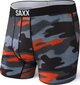 Bokseršorti vīriešiem, Saxx Volt Breah Mesh Boxer Brief, Melns - Hazy Camo 64125-601 cena un informācija | Vīriešu apakšbikses | 220.lv