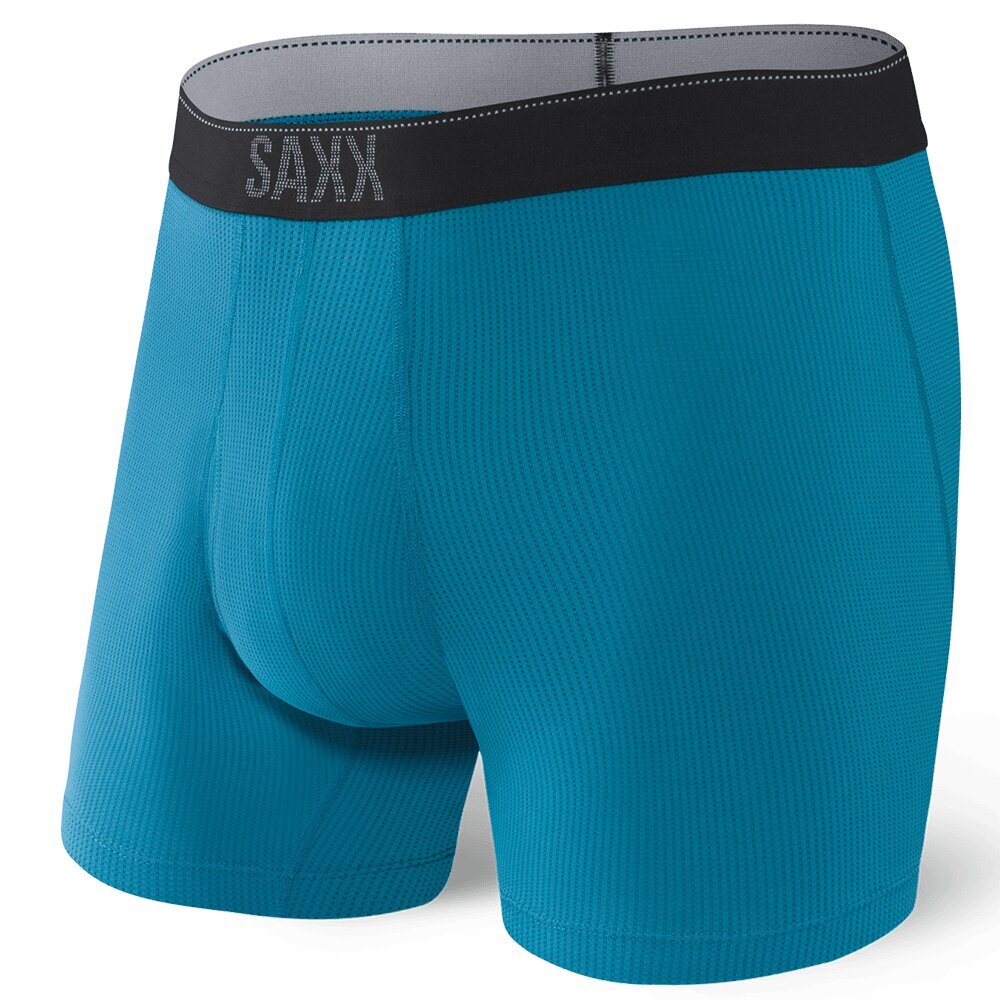 Bokseršorti vīriešiem, Saxx Quest Boxer Brief Fly, Celestial Zils 64435-386 cena un informācija | Vīriešu apakšbikses | 220.lv