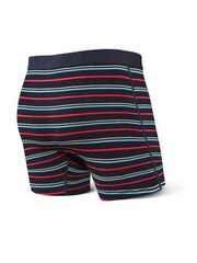 Bokseršorti vīriešiem, Saxx Vibe Super Soft Boxer Brief, Dark Ink - Coast Stripe 64443-601 цена и информация | Мужские трусы Nek, черные | 220.lv