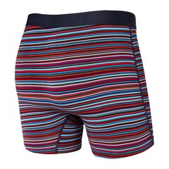 Bokseršorti vīriešiem, Saxx Vibe Boxer Brief, Zils - Vibrant Stripe 65118-600 цена и информация | Мужские трусы Nek, черные | 220.lv