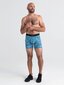 Bokseršorti vīriešiem, Saxx Quest Boxer Brief Fly, Malibu - Ripple Effect 65186-600 cena un informācija | Vīriešu apakšbikses | 220.lv