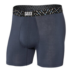 Bokseršorti vīriešiem, Saxx Vibe Super Soft Boxer Brief, India Ink/Amaze-Zing 65310-601 цена и информация | Мужские трусы | 220.lv