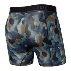 Bokseršorti vīriešiem, Saxx Kinetic Mesh Boxer Brief, Tumši zils - Fancy Camo 65317-601 cena un informācija | Vīriešu apakšbikses | 220.lv