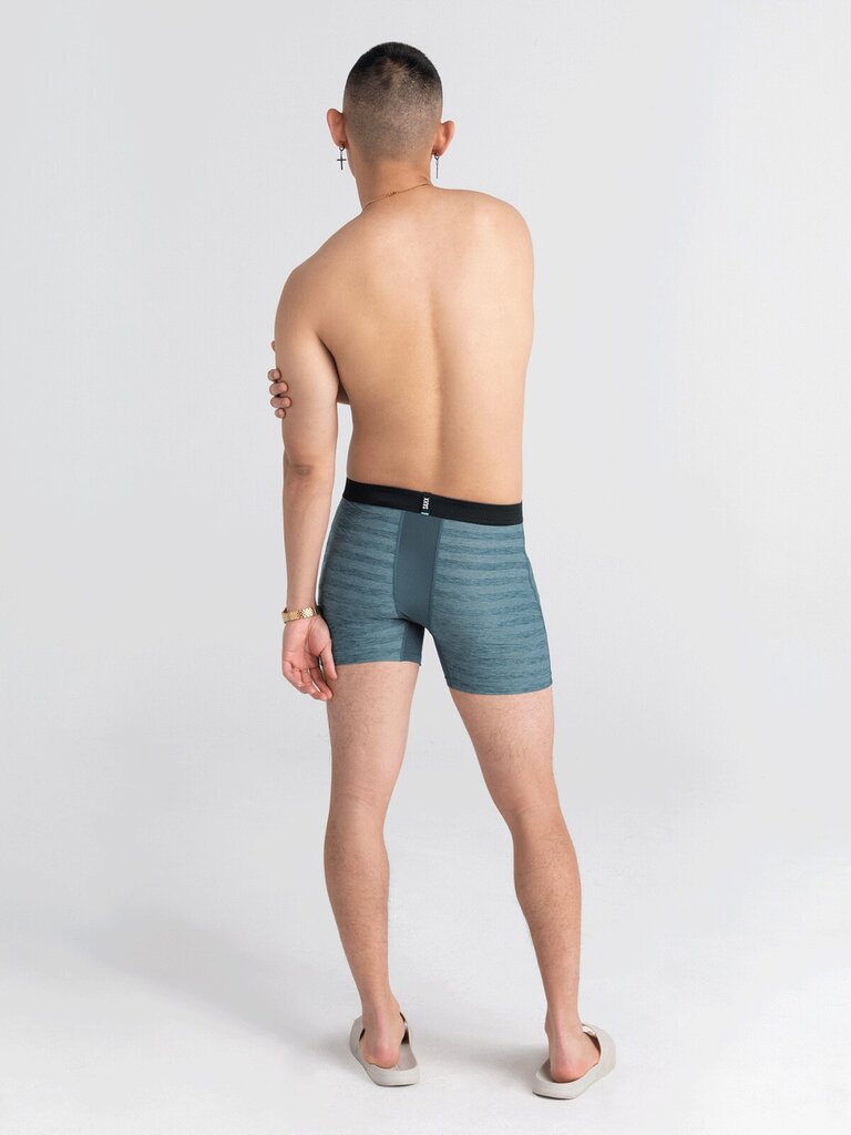 Bokseršorti vīriešiem, Saxx Droptemp Cool Mesh Boxer Brief Fly, Washed Teal - Heather 66742-601 cena un informācija | Vīriešu apakšbikses | 220.lv