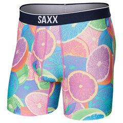 Bokseršorti vīriešiem, Saxx Volt Breah Mesh Boxer Brief, Multi - Solar Citrus 66749-601 cena un informācija | Vīriešu apakšbikses | 220.lv