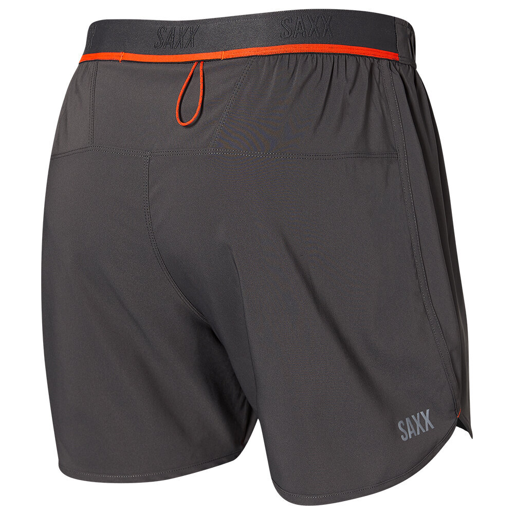 Sporta šorti vīriešiem, Saxx Hightail 2n1 Run Short 5", Grafīts 66764-601 цена и информация | Sporta apģērbs vīriešiem | 220.lv