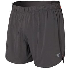 Sporta šorti vīriešiem, Saxx Hightail 2n1 Run Short 5", Grafīts 66764-601 цена и информация | Мужская спортивная одежда | 220.lv