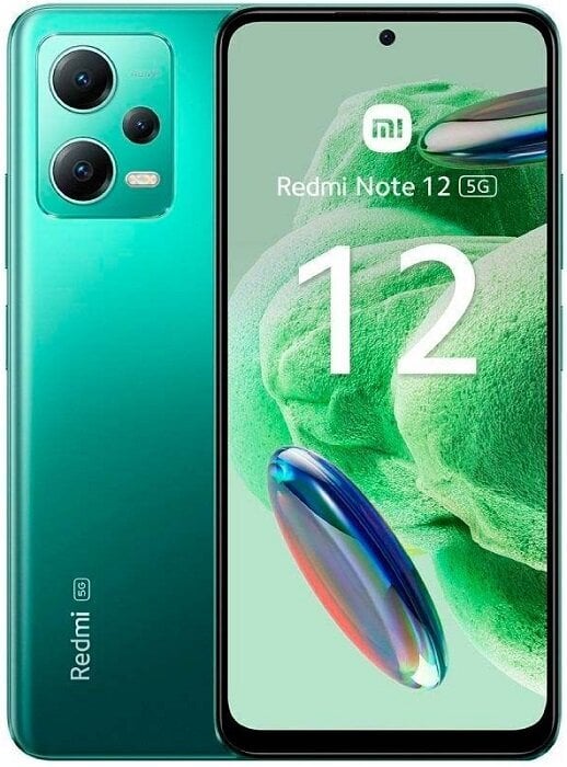 Xiaomi Redmi Note 12 5G 4/128GB MZB0CY3EU Forest Green цена и информация | Mobilie telefoni | 220.lv