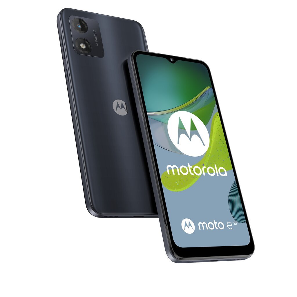 Motorola Moto E13 2/64GB PAXT0023SE Cosmic Black цена и информация | Mobilie telefoni | 220.lv